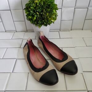 SIBYL VANE Handmade Leather  Ballet Flats  Size 39